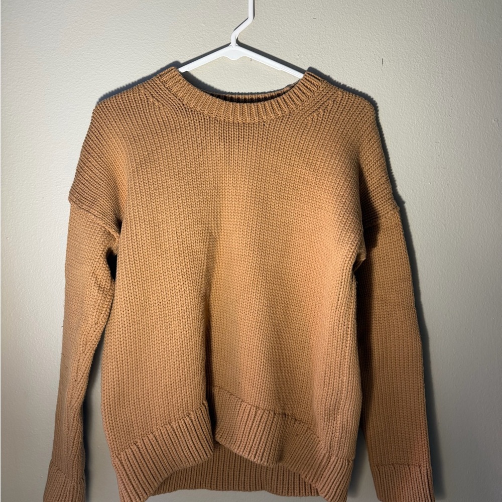 Banana Republic Women's Camel Crew Neck Sweater